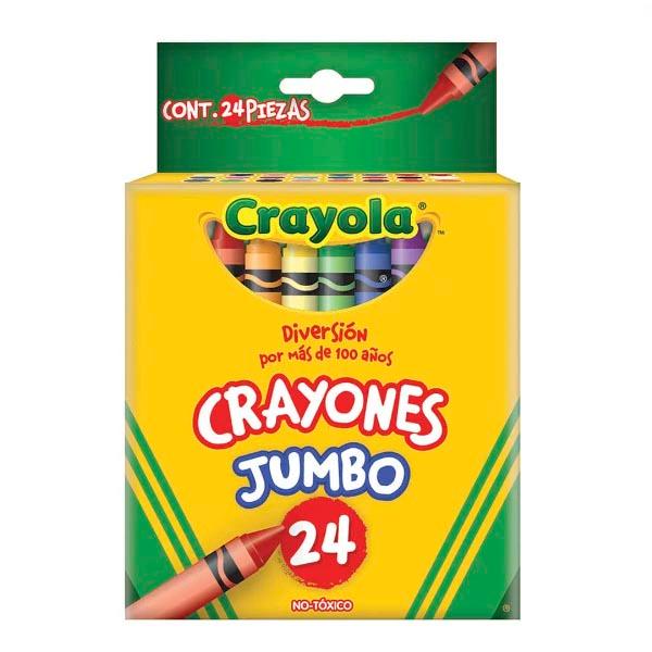 CRAYÓN REDONDO JUMBO 022279 24UNIDADES